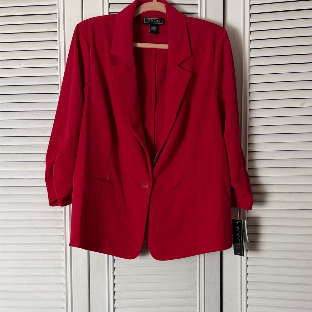 NY&C Classic Red Women's Blazer